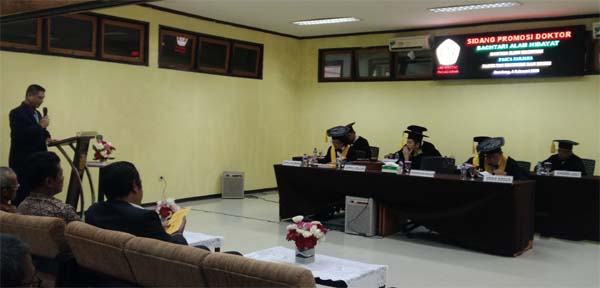 Sidang Promosi Doktor Bachtari Alam Hidayat