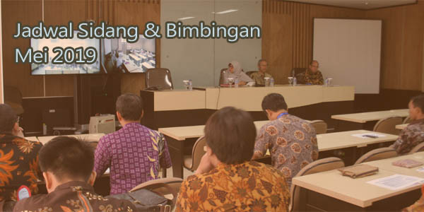 Jadwal Sidang dan Bimbingan Bersama Prodi DIE  MEI 2019