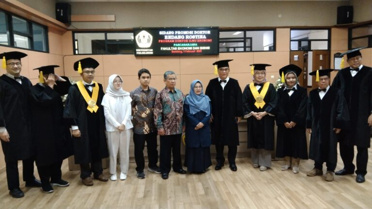 Sidang Promosi Doktor Program Doktor Ilmu Ekonomi FEB UNPAD: “Produktivitas Industri Pengolahan Skala Mikro Kecil dan Pengaruhnya Terhadap Kemiskinan di Indonesia”
