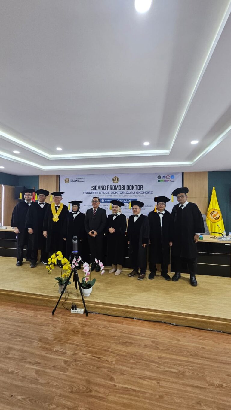 Sidang Promosi Doktor Cahyadi – Program Studi Doktor Ilmu Ekonomi FEB Unpad